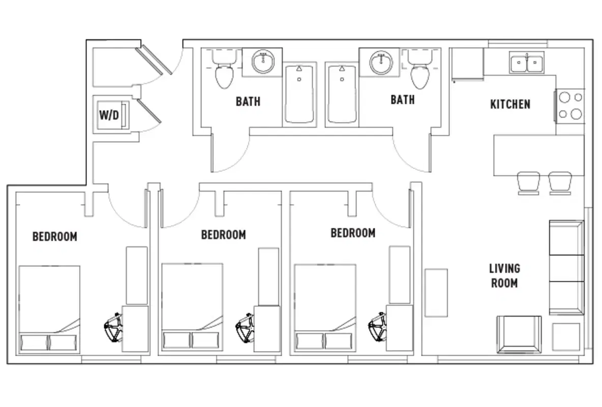 State, Fort Collins – Room in 3 Bed - 2 Bath