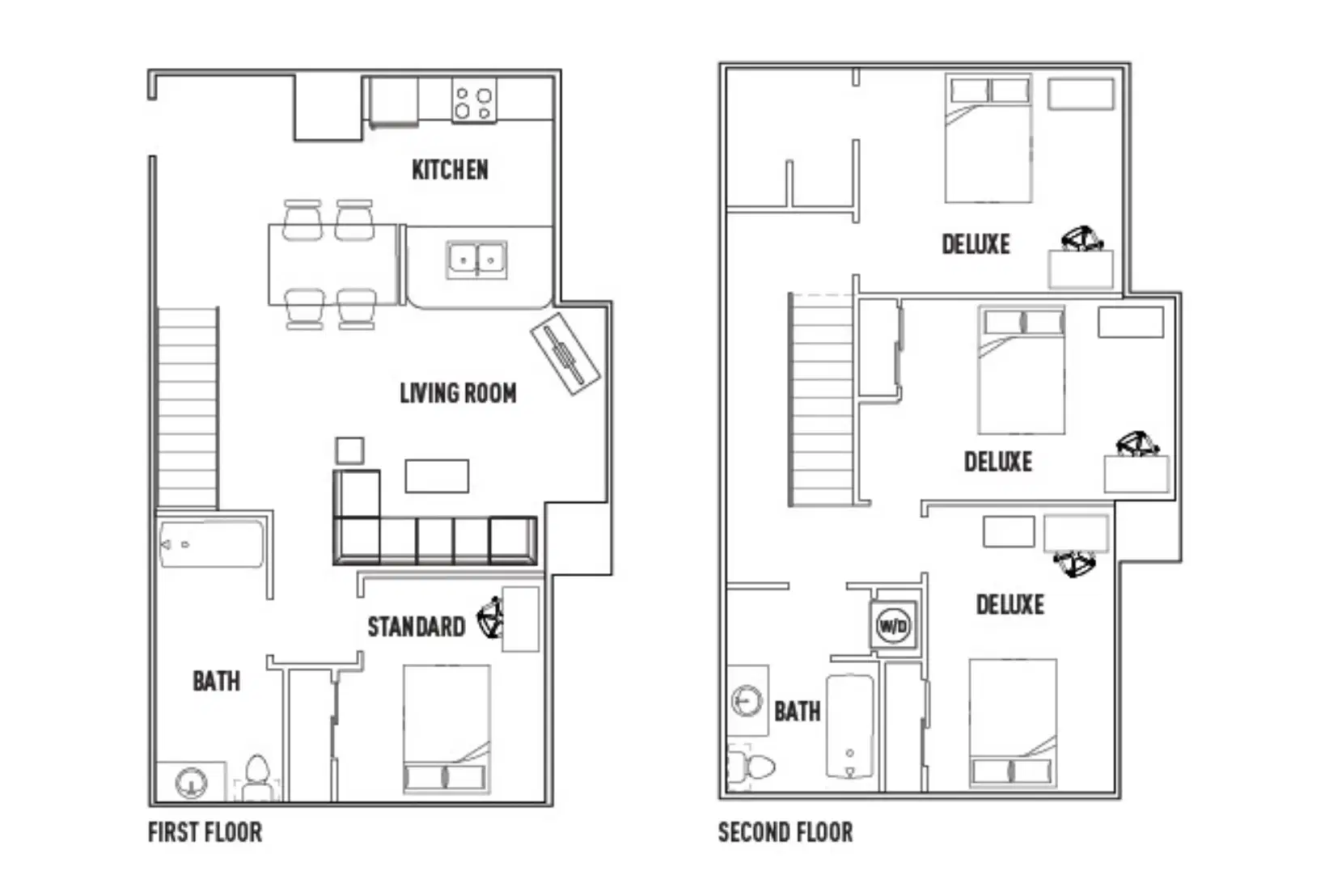 U Club Binghamton, Vestal – Room in 4 Bed - 2 Bath Townhome