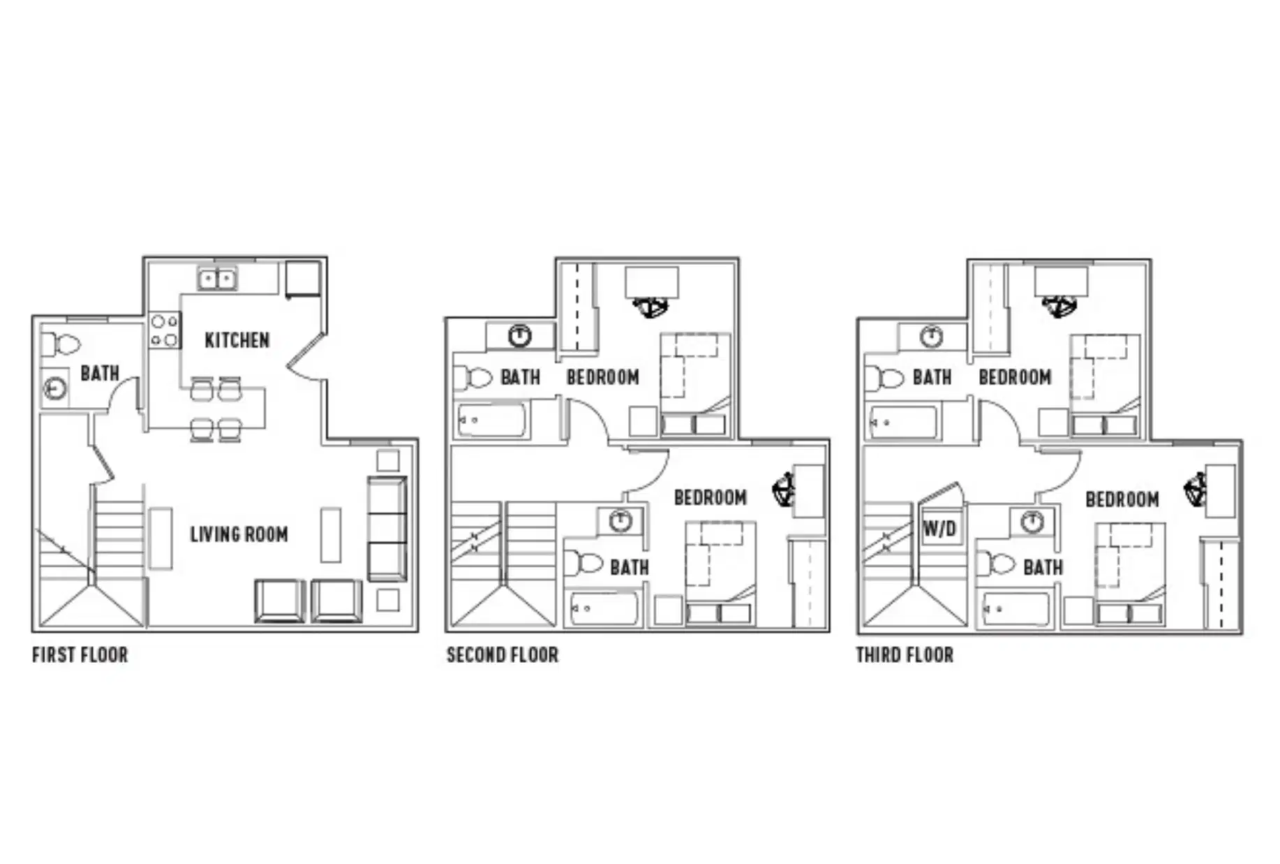 Villas At Chestnut Ridge, Amherst – Room in 4 Bed - 4.5 Bath