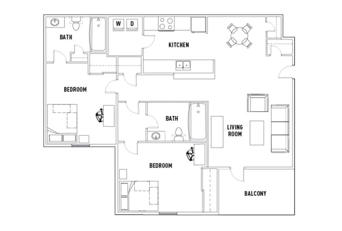 The Summit & Jacob Heights, Mankato – Room in Summit 2 Bed - 2 Bath