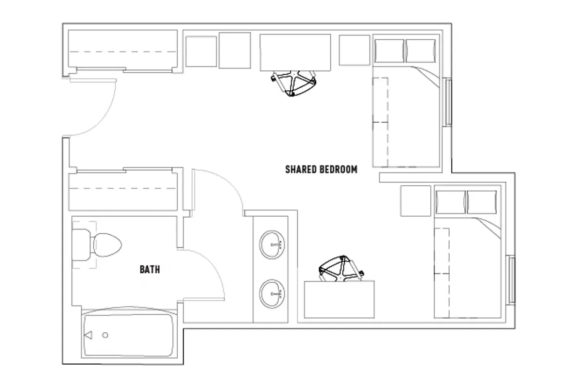 Casas Del Rio, Albuquerque – 1 Bed - 1 Bath