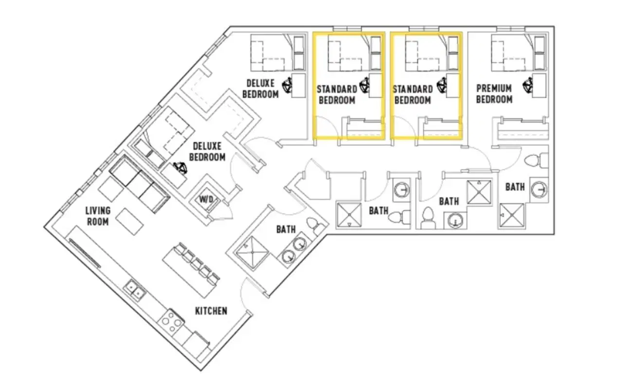 The Jack, Flagstaff – Room in 5 Bed - 4 Bath A