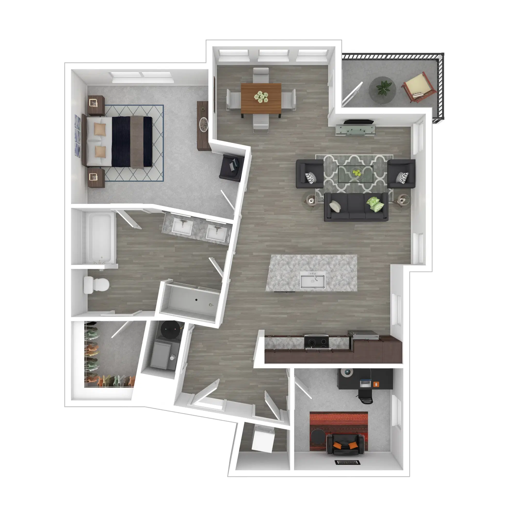 The Edison At Gordon Square, Cleveland – AD3 - 1 Bed 1 Bath