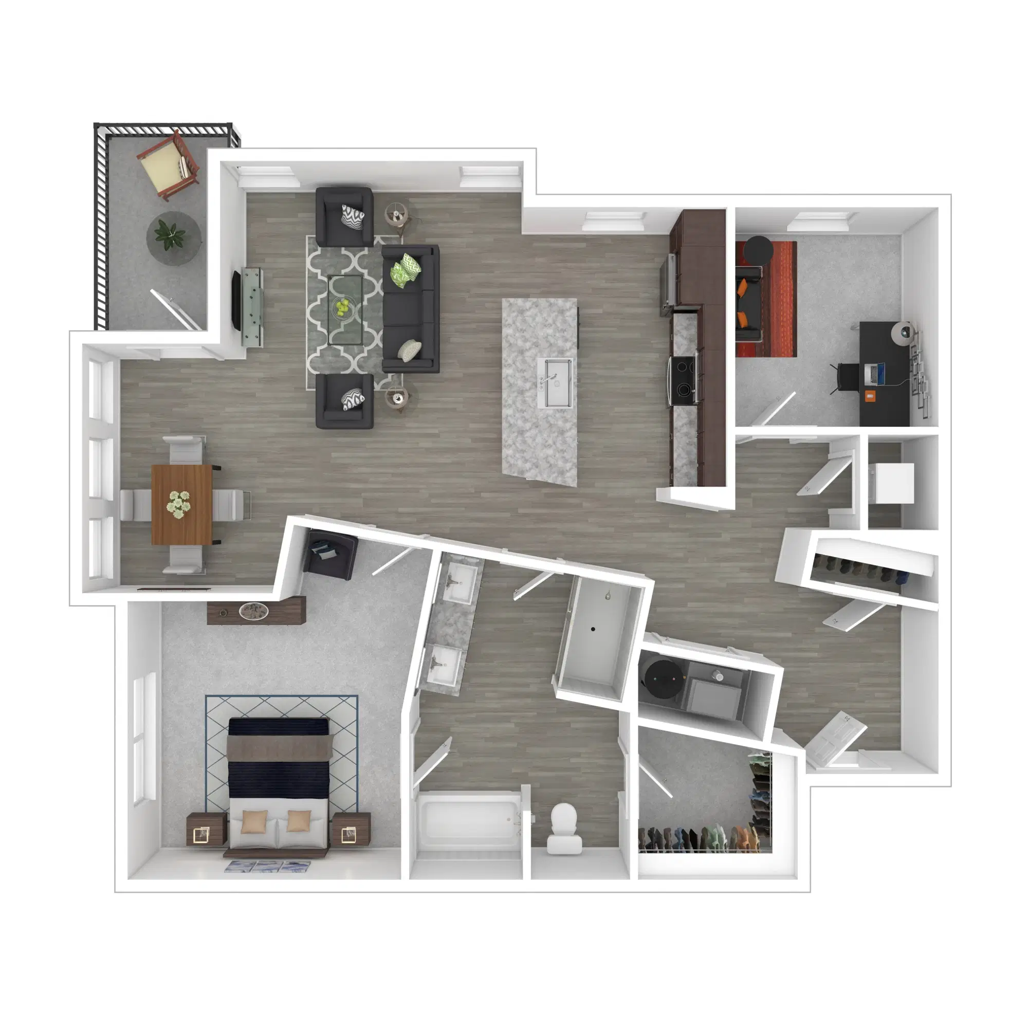 The Edison At Gordon Square, Cleveland – AD4 - 1 Bed 1 Bath