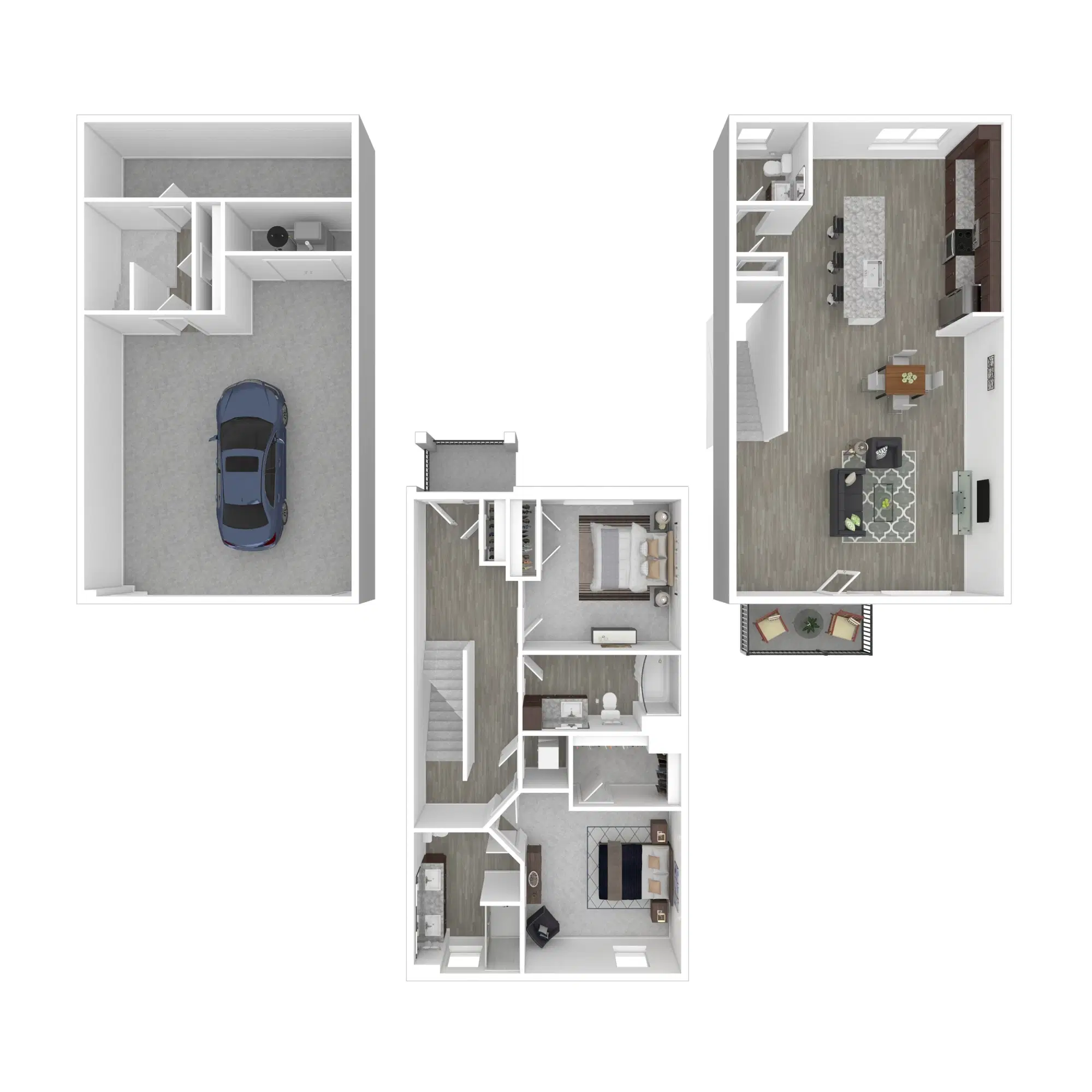 The Edison At Gordon Square, Cleveland – TH-1 - 2 Bed 2 Bath
