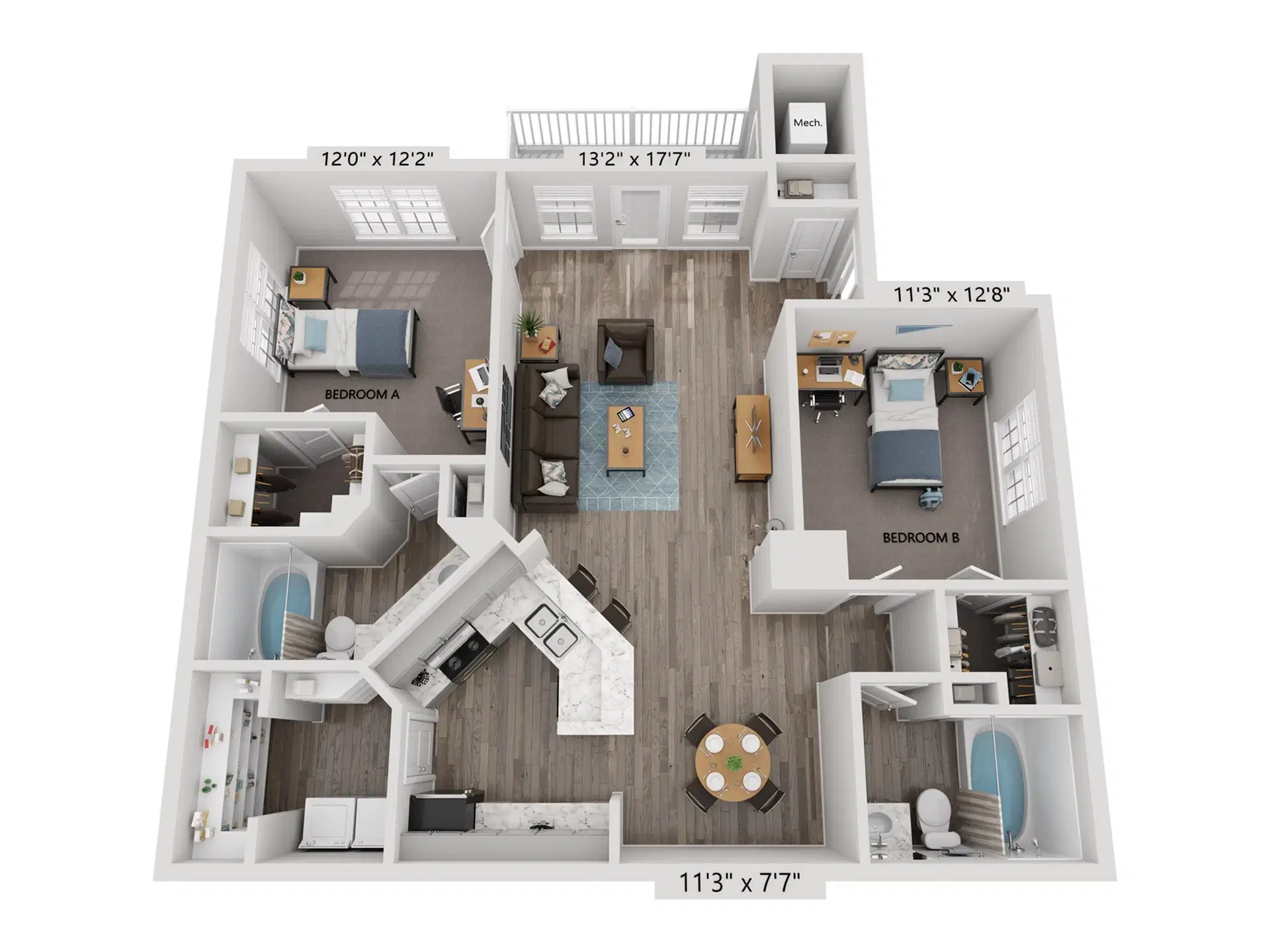 Shiloh Green, Kennesaw – 2 Bed 2 Bath