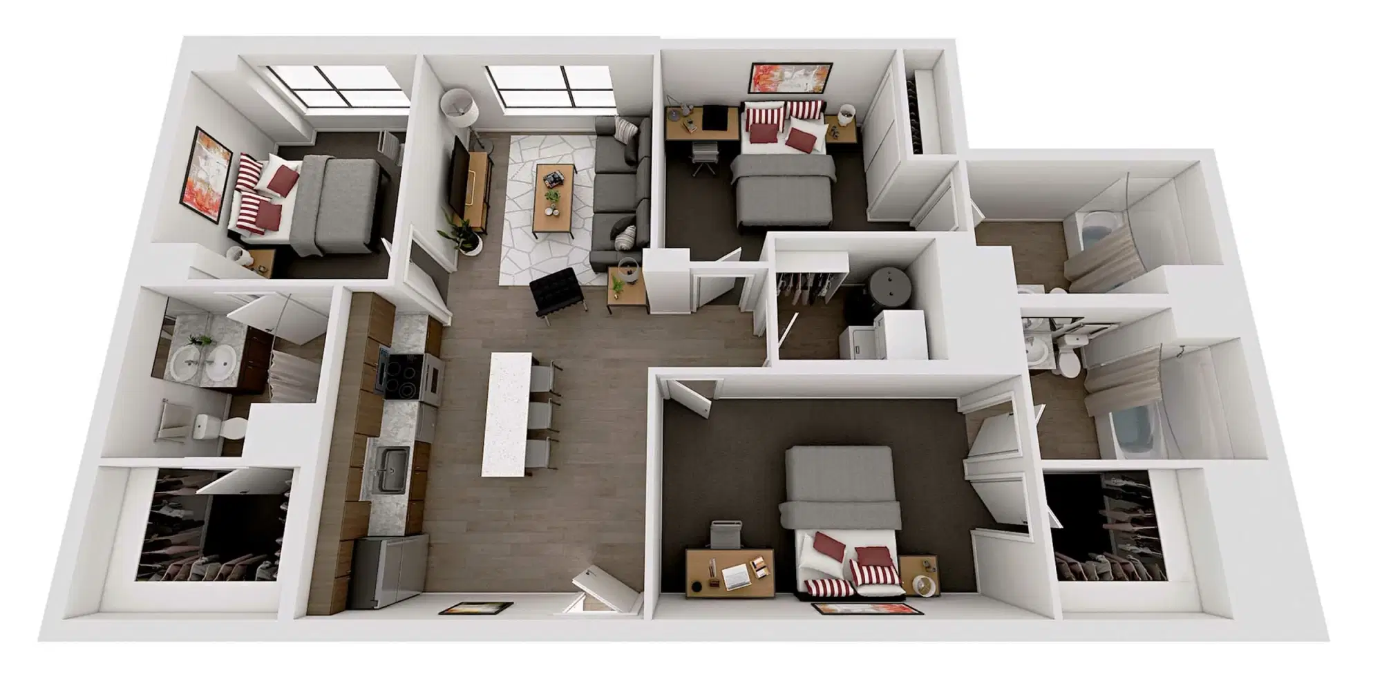 Everly On The Loop, St Louis – Room in 3 Bedroom 3 Bathroom | C3