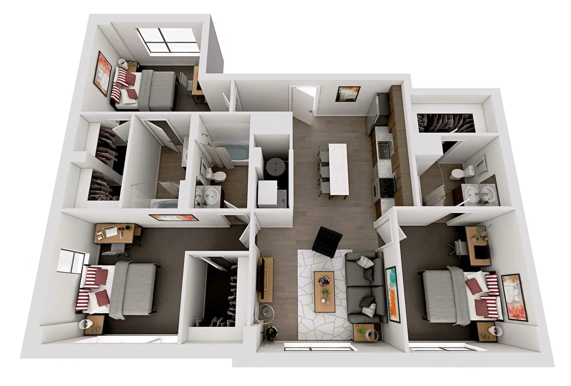 Everly On The Loop, St Louis – Room in 3 Bedroom 3 Bathroom | C4
