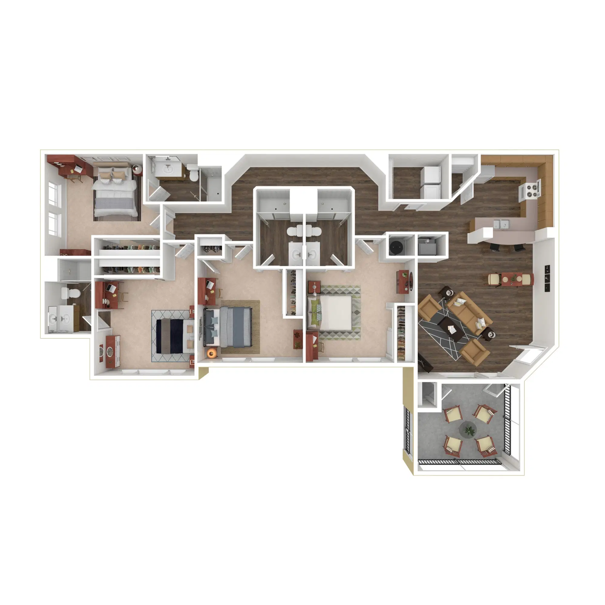 Hideaway Gainesville, Gainesville – Room in 4 Bedroom 4 Bathroom | 4B4BP-PV