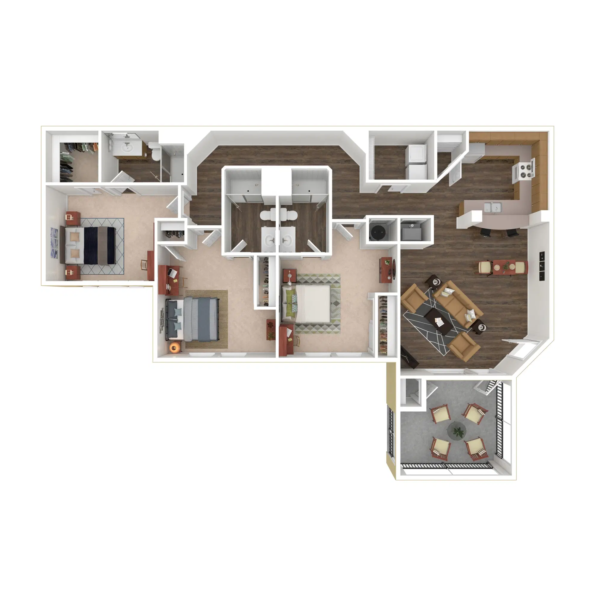 Hideaway Gainesville, Gainesville – Room in 4 Bedroom 4 Bathroom | 4B4B-3