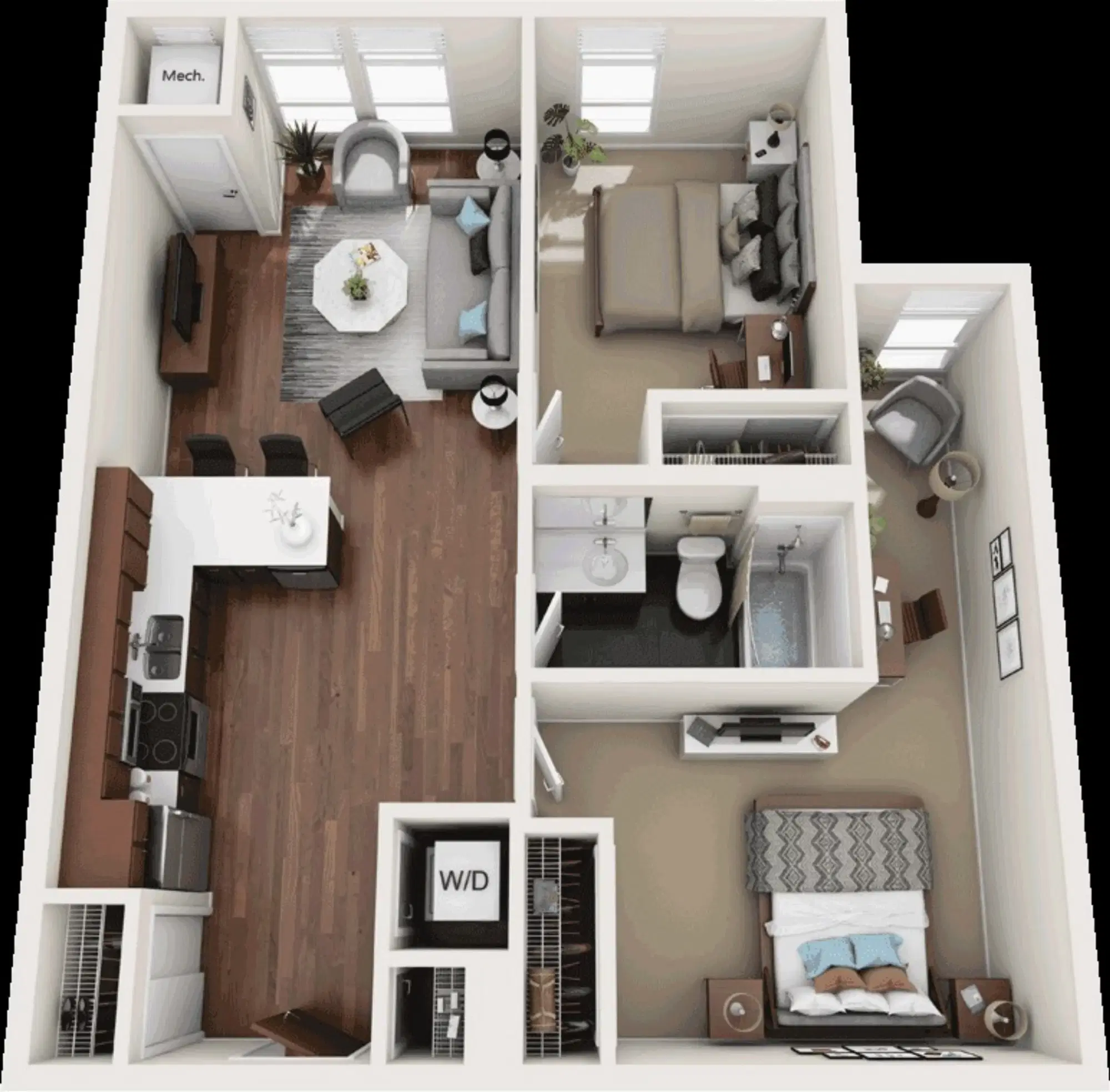 WaHu, Minneapolis – 2 Bedroom 1 Bathroom