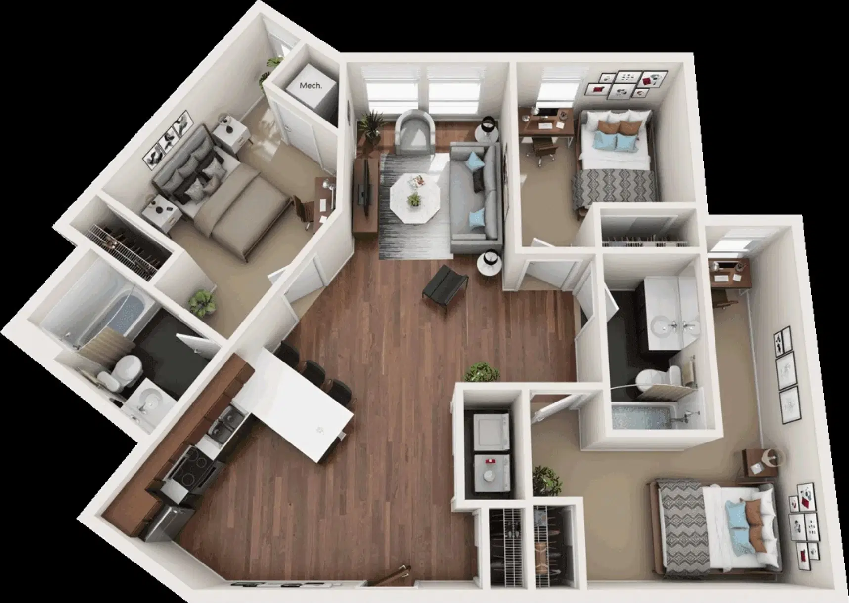 WaHu, Minneapolis – 3 Bedroom 2 Bathroom