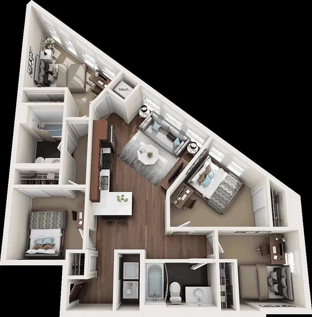 WaHu, Minneapolis – 4 Bedroom 2 Bathroom