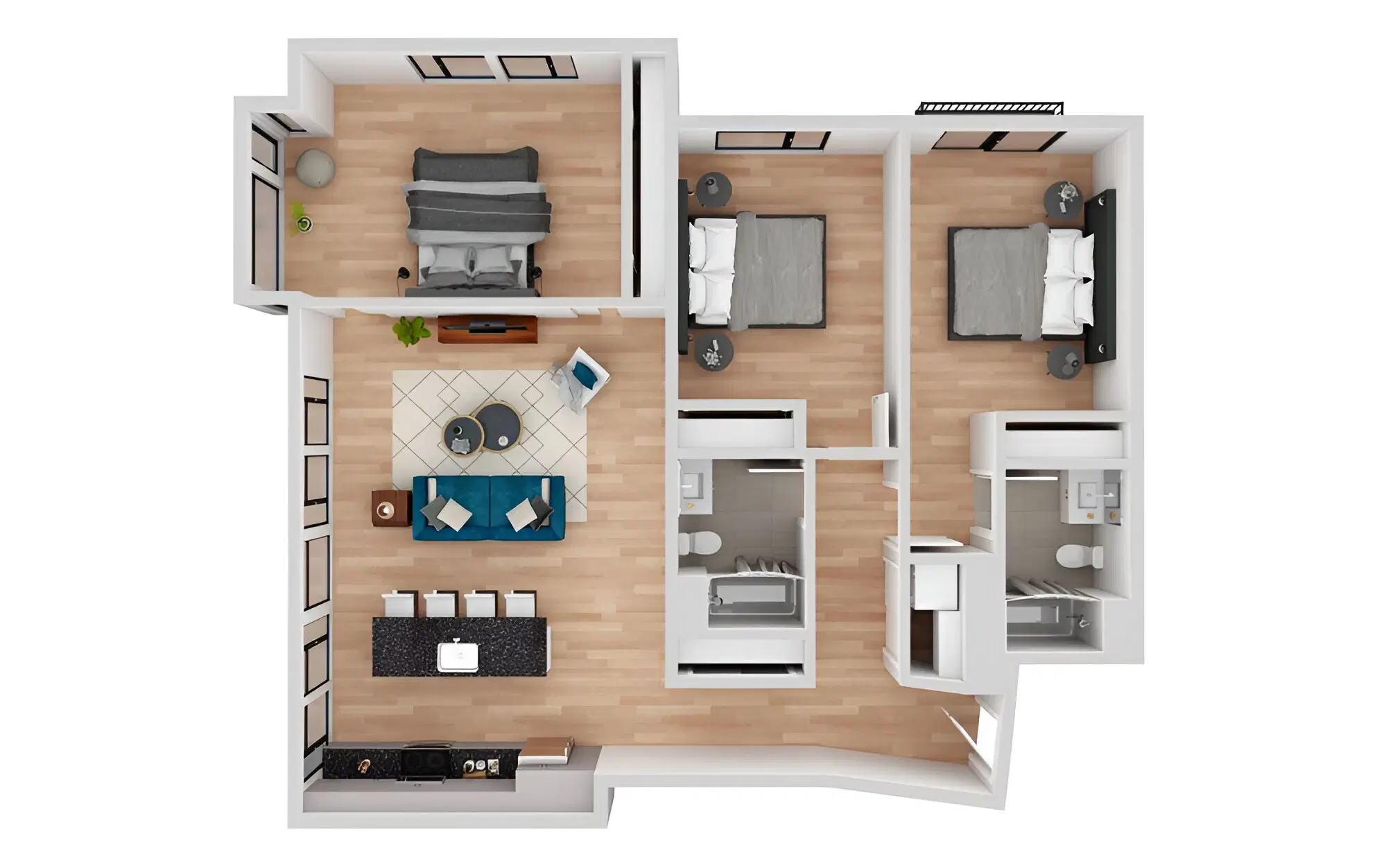 The Tremont, Boston – 3 Bed 2 Bath