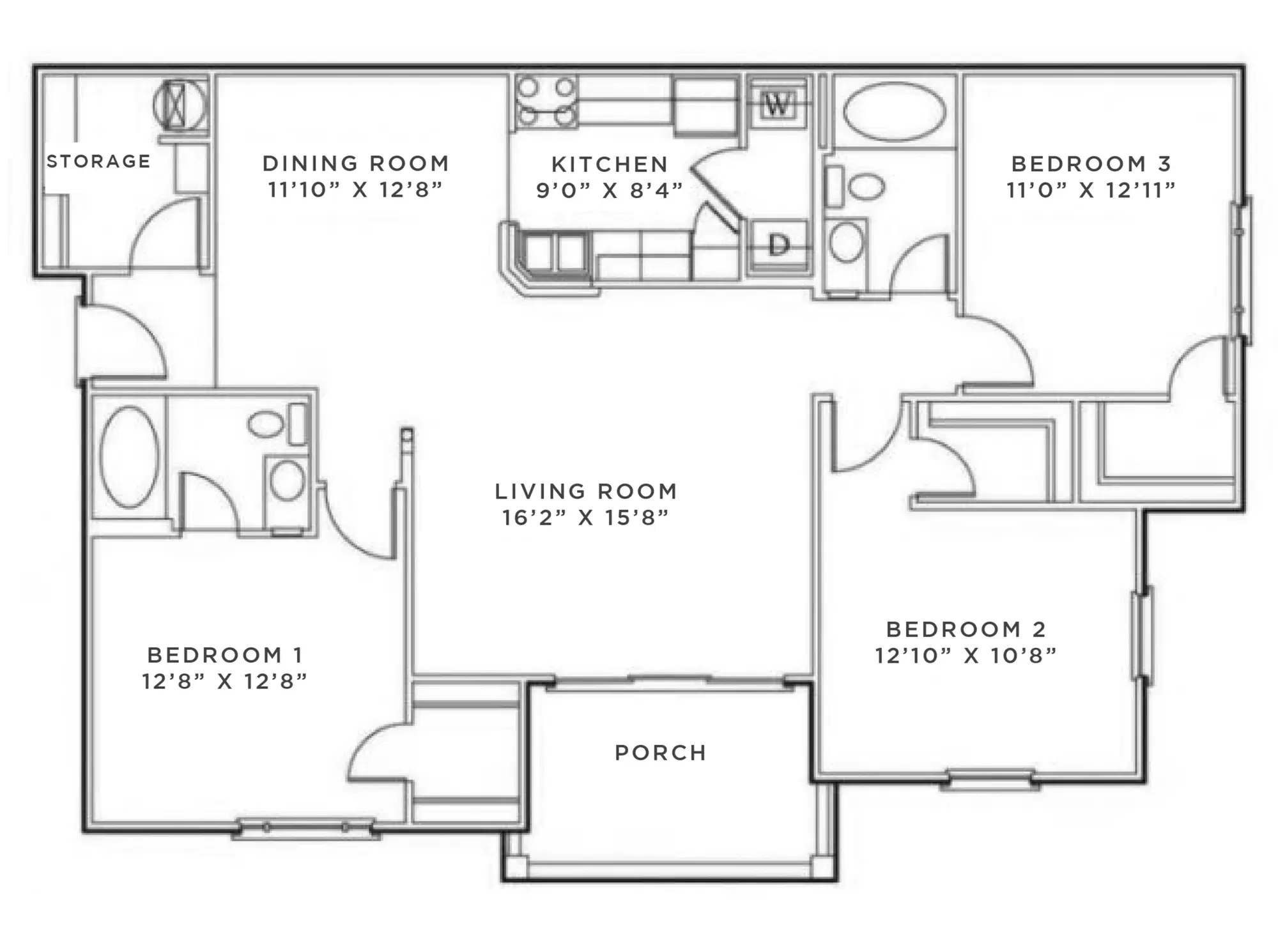 The Park At Salisbury, Midlothian – Newbury Deluxe Upgrade - 3 Bed 2 Bath