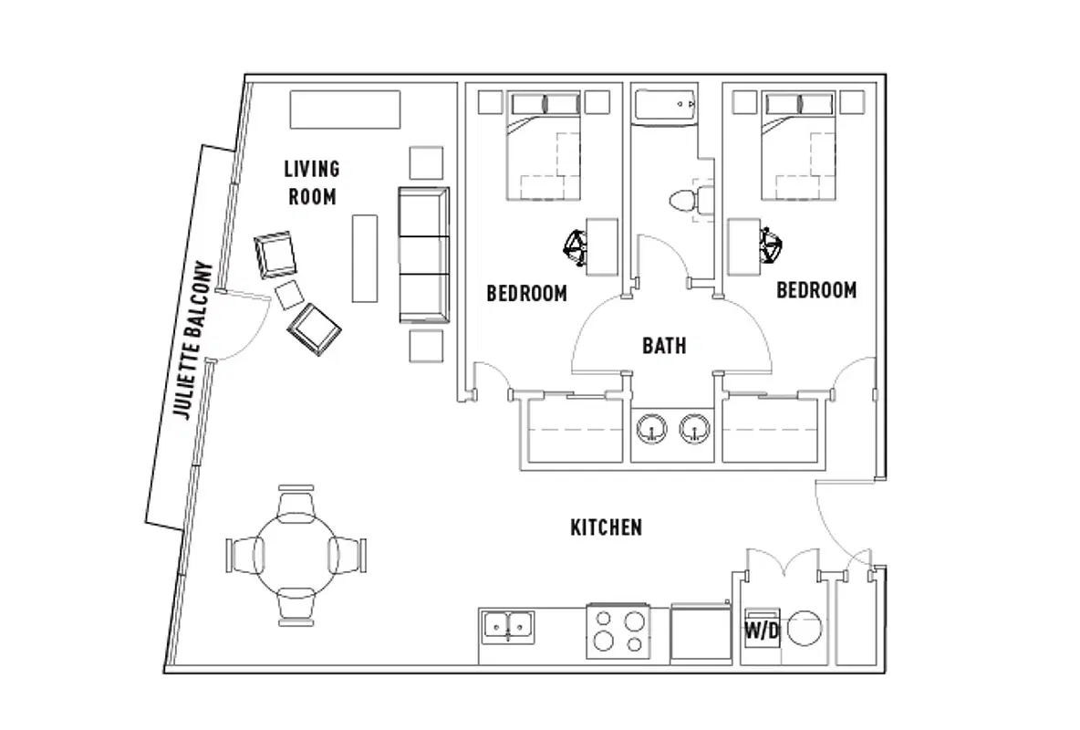 Crest At Pearl, Austin – Room in 2 Bed - 1 Bath B