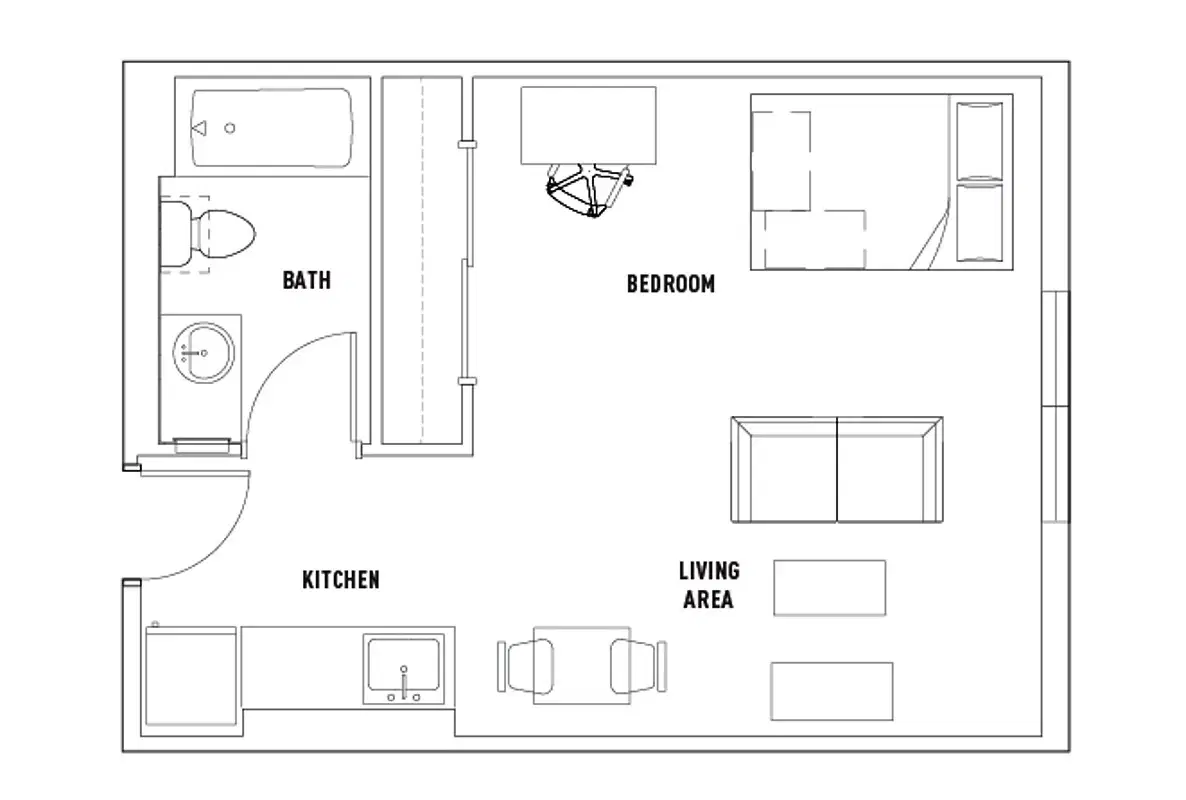 The Callaway House, Austin – Deluxe Studio Suite - Smart