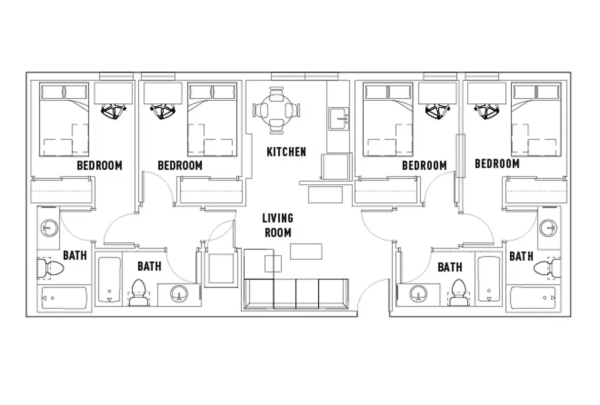 The Callaway House, Austin – Room in 4 Bed - 4 Bath Suite Single