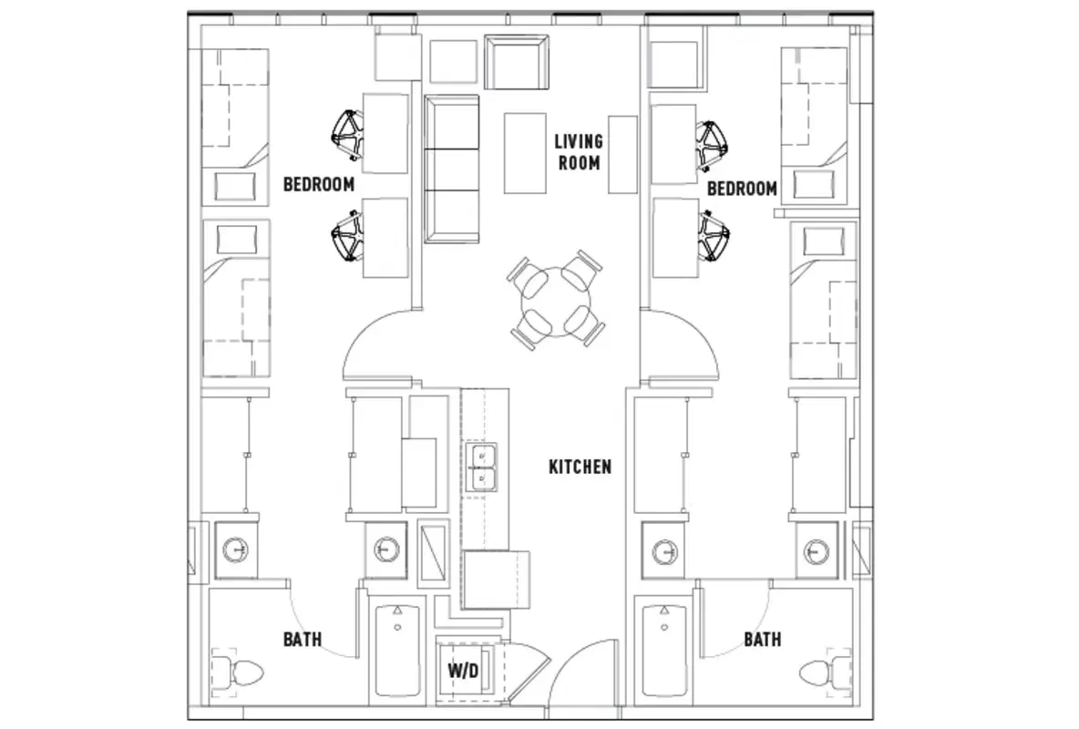 The Summit At University City, Philadelphia – Room in 2 Bed - 2 Bath Suite A Private