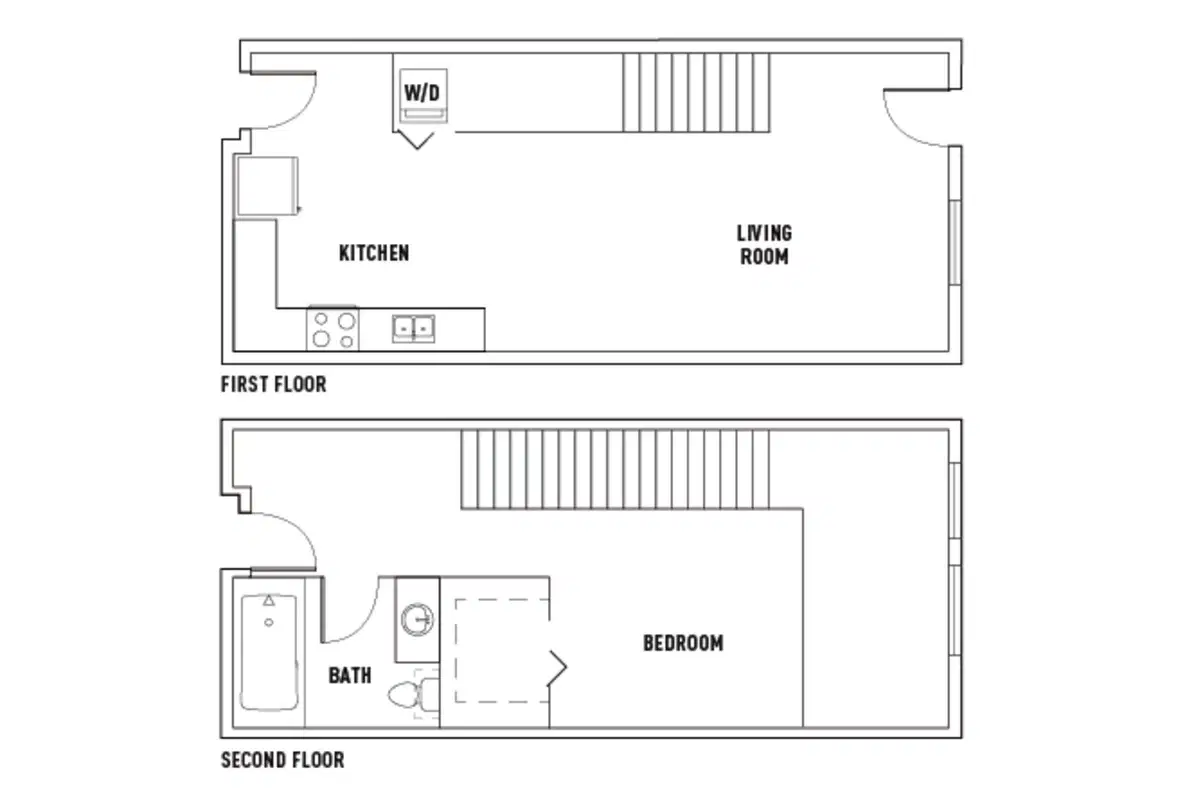 Bridges At 11th, Seattle – 1 Bed - 1 Bath Loft Premium