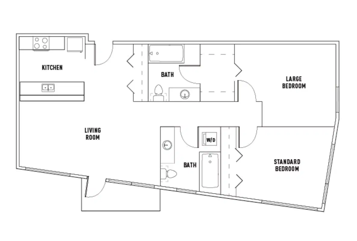 Bridges At 11th, Seattle – Room in 2 Bed - 2 Bath E