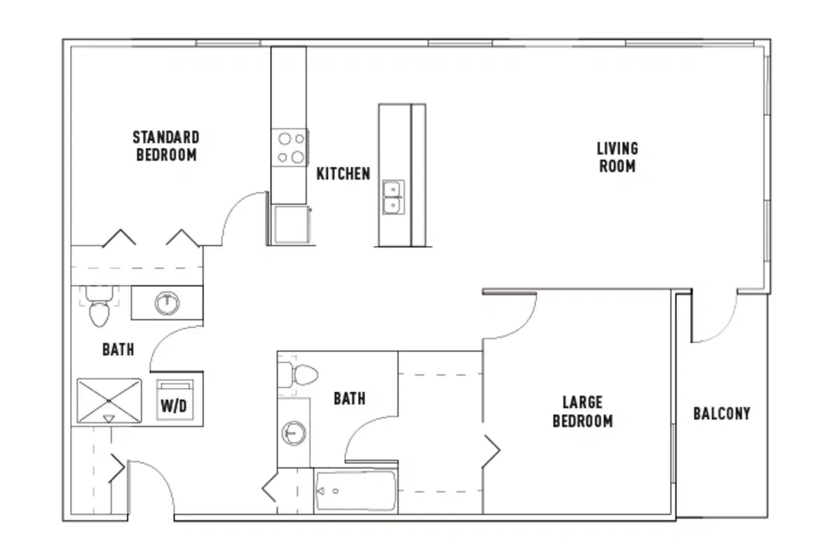 Bridges At 11th, Seattle – Room in 2 Bed - 2 Bath F