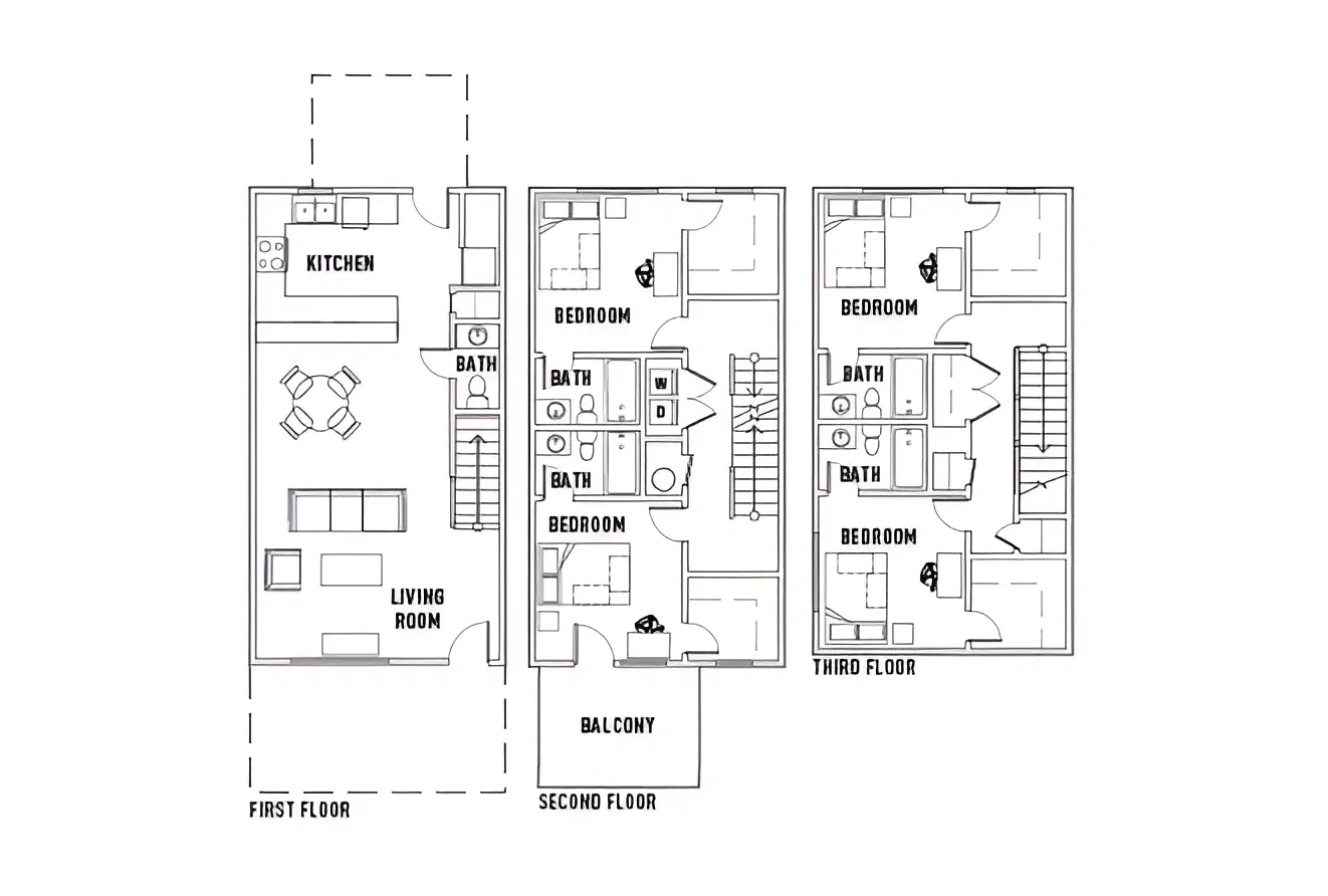 The Retreat, San Marcos – Room in 4 Bed - 4.5 Bath C - Buildings 10-12