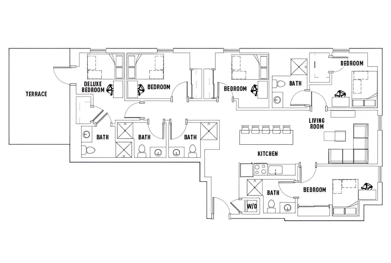 959 Franklin, Eugene – Room in 5 Bed - 5 Bath C