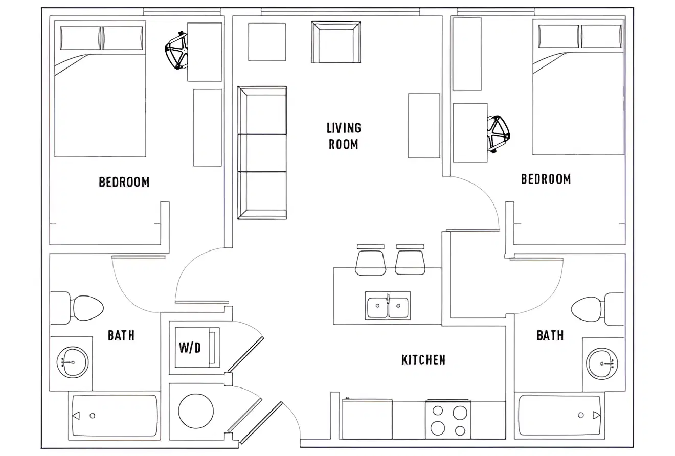 State, Fort Collins – Room in 2 Bed - 2 Bath B