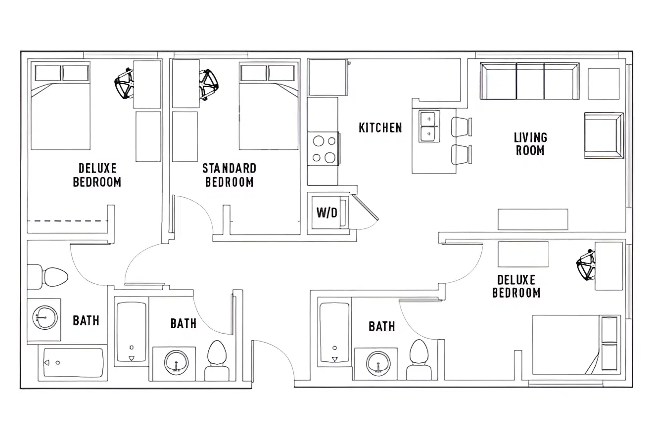 State, Fort Collins – Room in 3 Bed - 3 Bath B