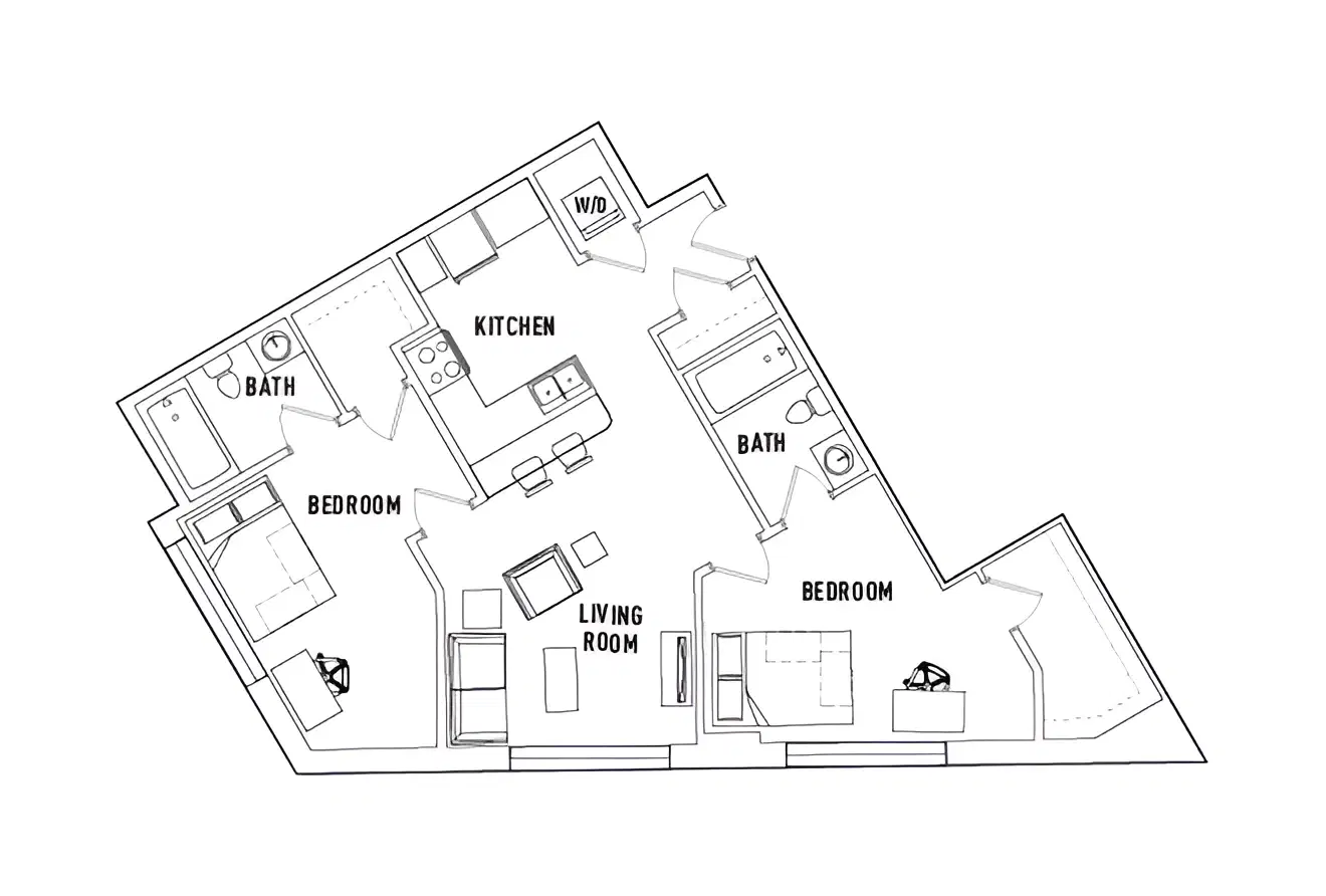 1200 West Marshall, Richmond – Room in 2 Bed - 2 Bath C