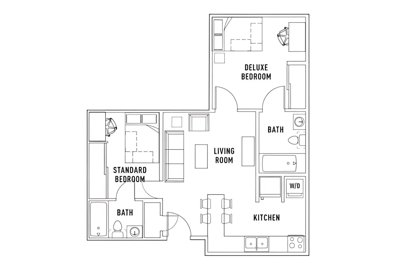 University Village At Sweethome, Amherst – Room in 2 Bed - 2 Bath B
