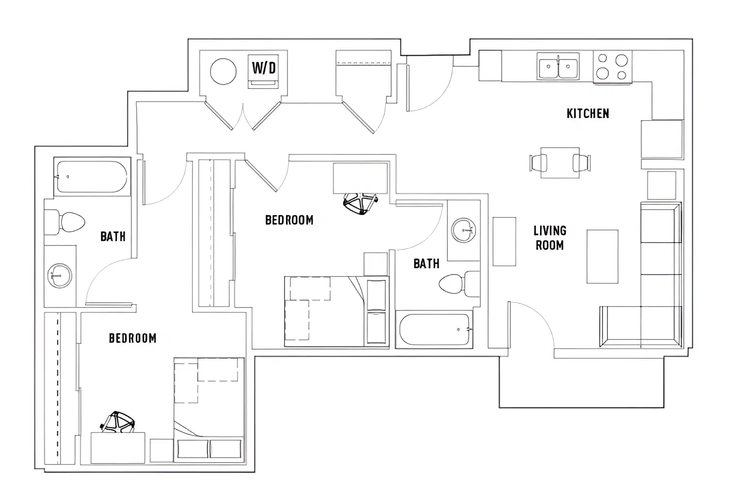 Plaza On University, Orlando – Room in 2 Bed - 2 Bath B with Juliette