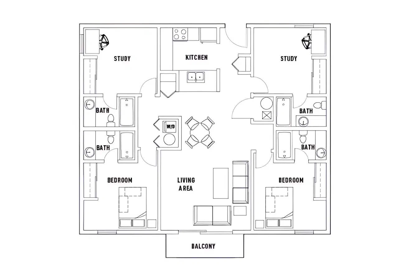 Entrada Real, Tucson – Room in 2 Bed - 2 Bath Oeste with Study
