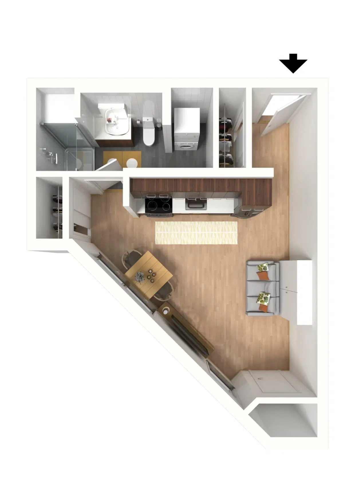 Landmark On Grand River, East Lansing – Studio | S3