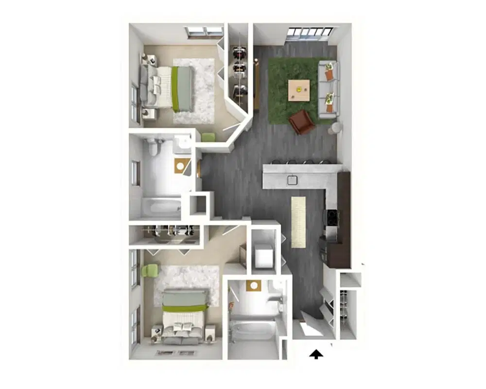 Stonefire Berkeley, Berkeley – Room in 2 Bedroom 2 Bathroom | C3
