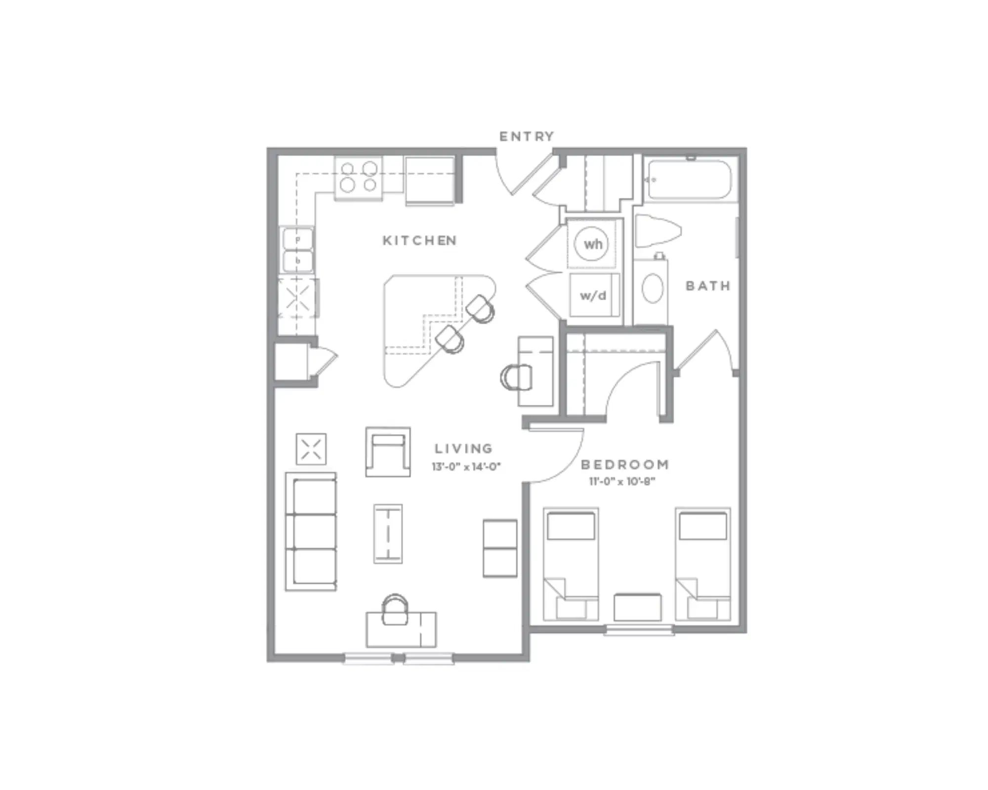 GrandMarc At Tallahassee, Tallahassee – Room in 1 Bedroom 1 Bathroom | A3