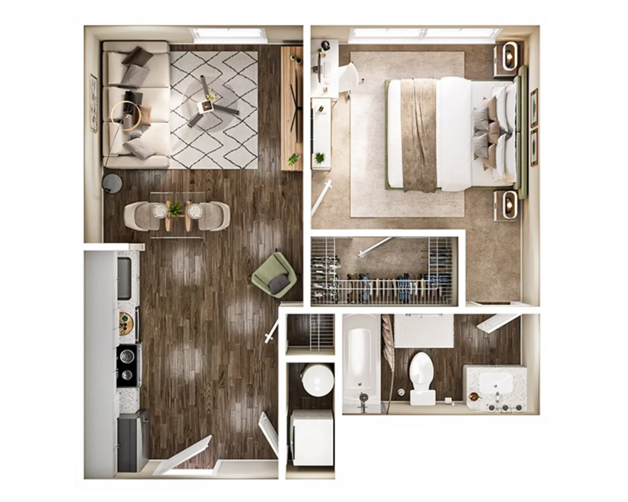 Society 865, Knoxville – Beta Room in 1 Bedroom 1 Bathroom