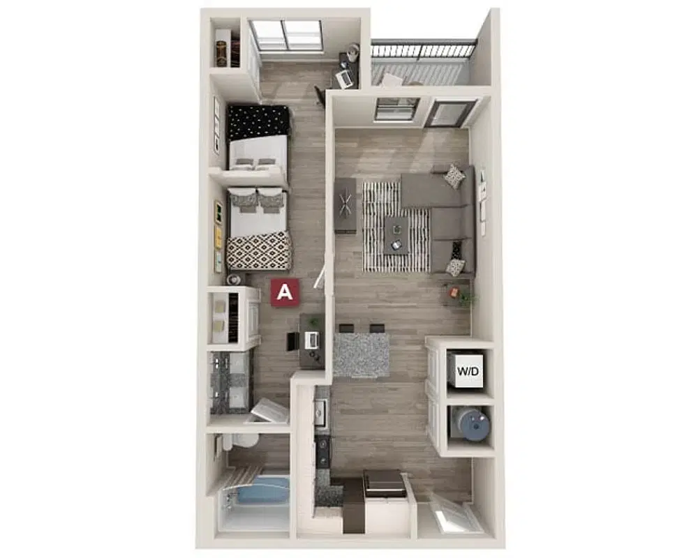The Standard, Austin – Astoria Double Occupancy Room in 1 Bedroom 1 Bathroom