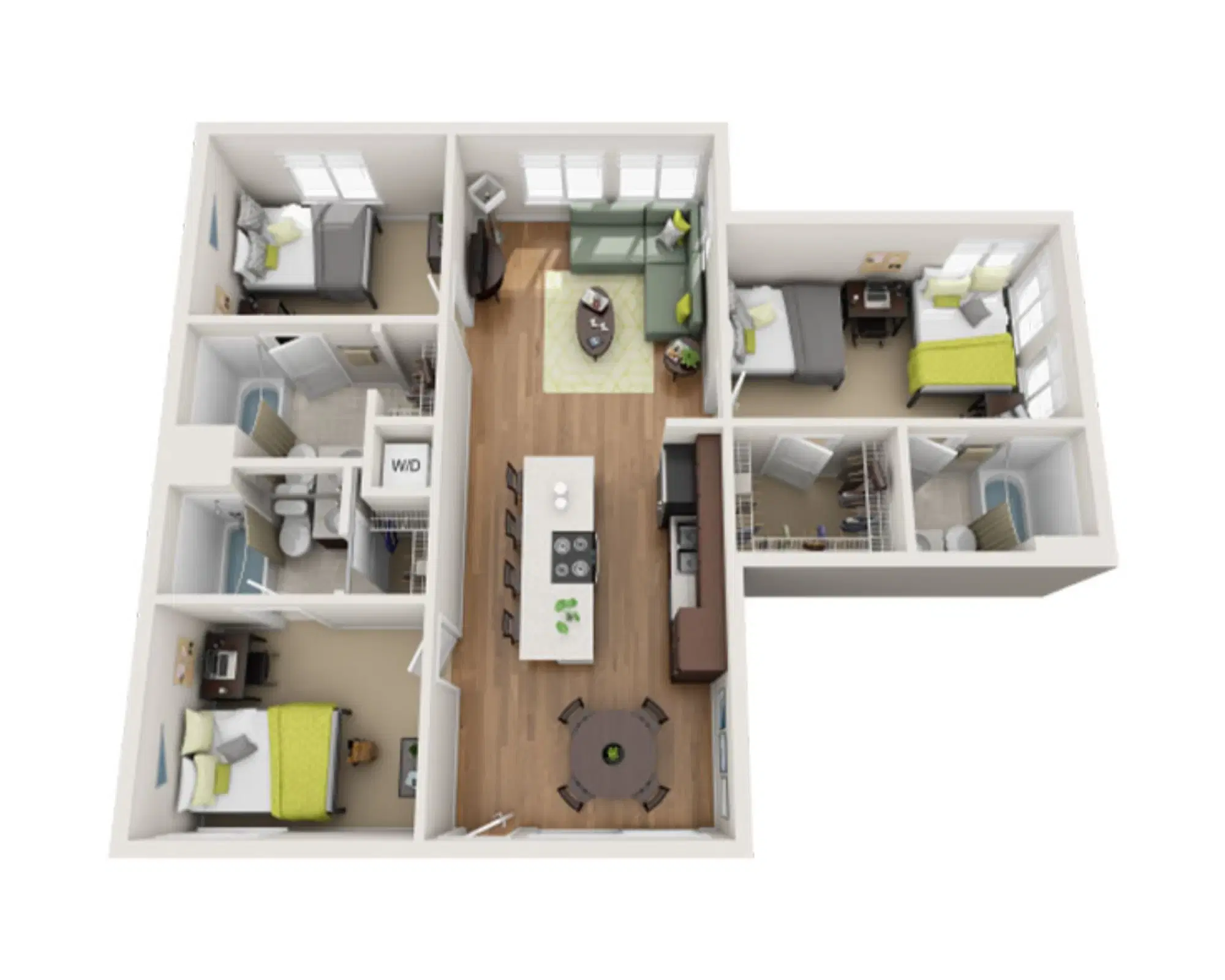 Sol At West Village, Davis – Ramble C3 Shared Room in 3 Bedroom 3 Bathroom
