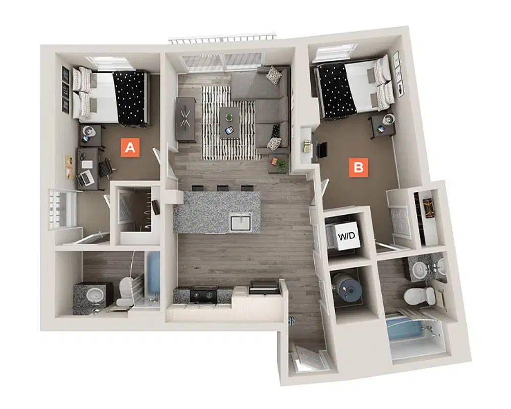 The Standard Coral Gables, Miami – Bexley Room in 2 Bedroom 2 Bathroom