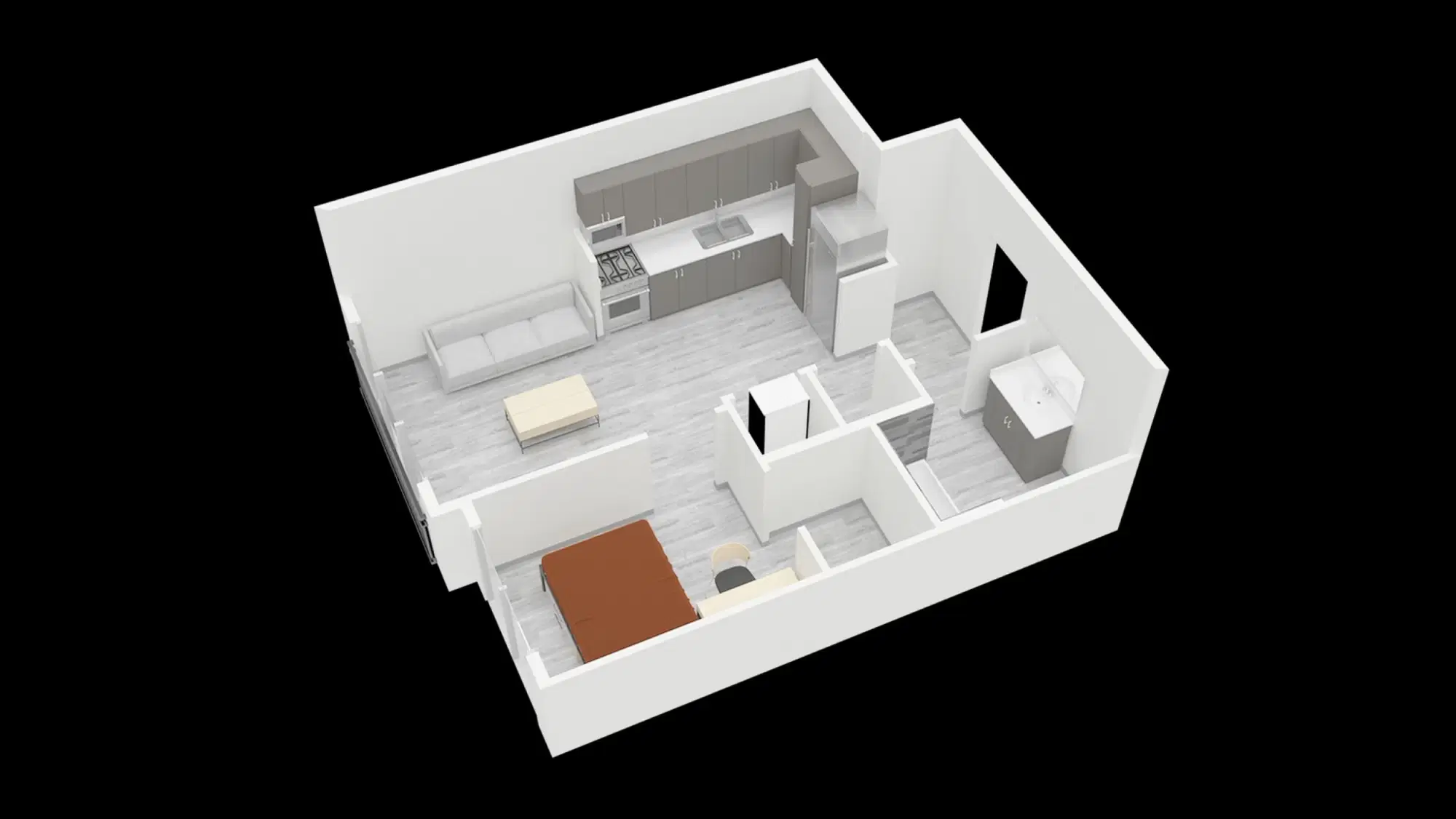The View On The Square, San Marcos – 1 Bedoom 1 Bathroom | A2 Premium