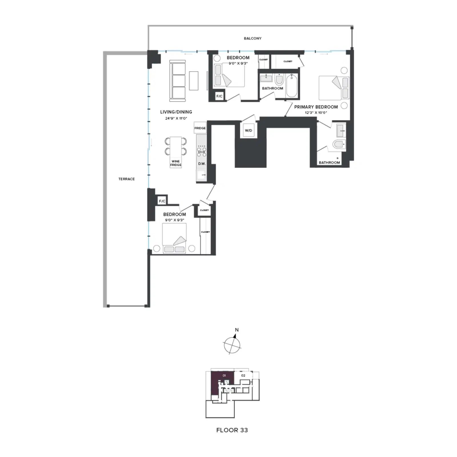 The Ivy, Toronto – 2 Bed 2 Bath