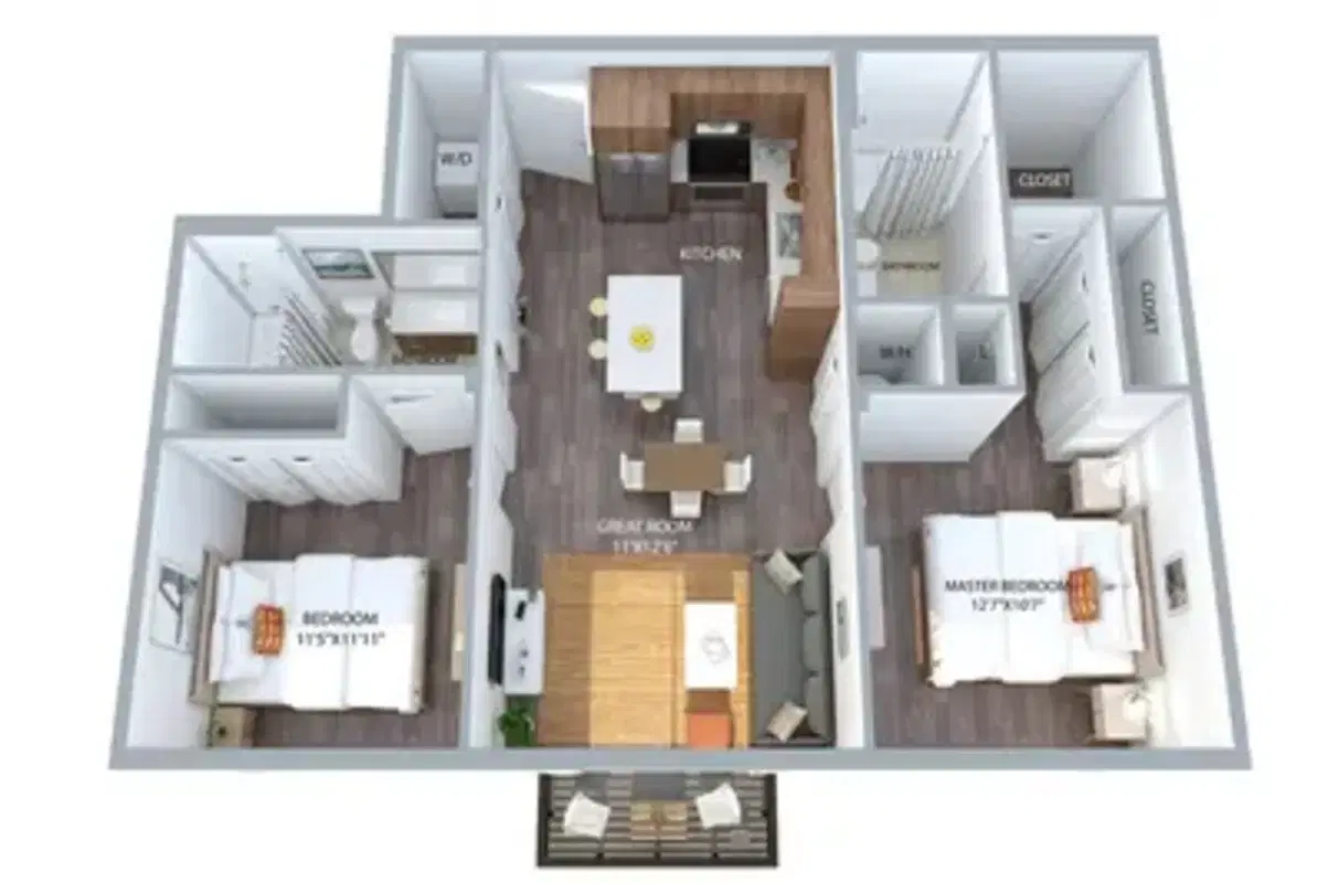 Bella Vista, Lauderdale Lakes – 2 Bed 2 Bath