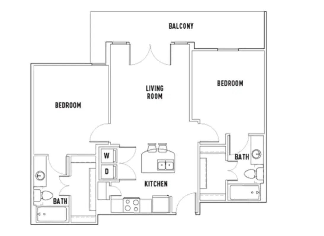 The Block, Austin – Room in Leon: 2 Bed - 2 Bath A Premium Shared Bedroom