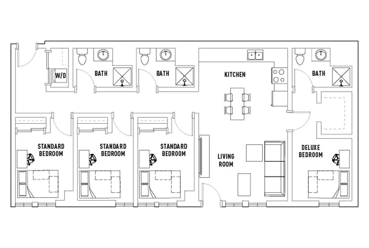 The Jack, Flagstaff – Room in 4 Bed - 3 Bath E