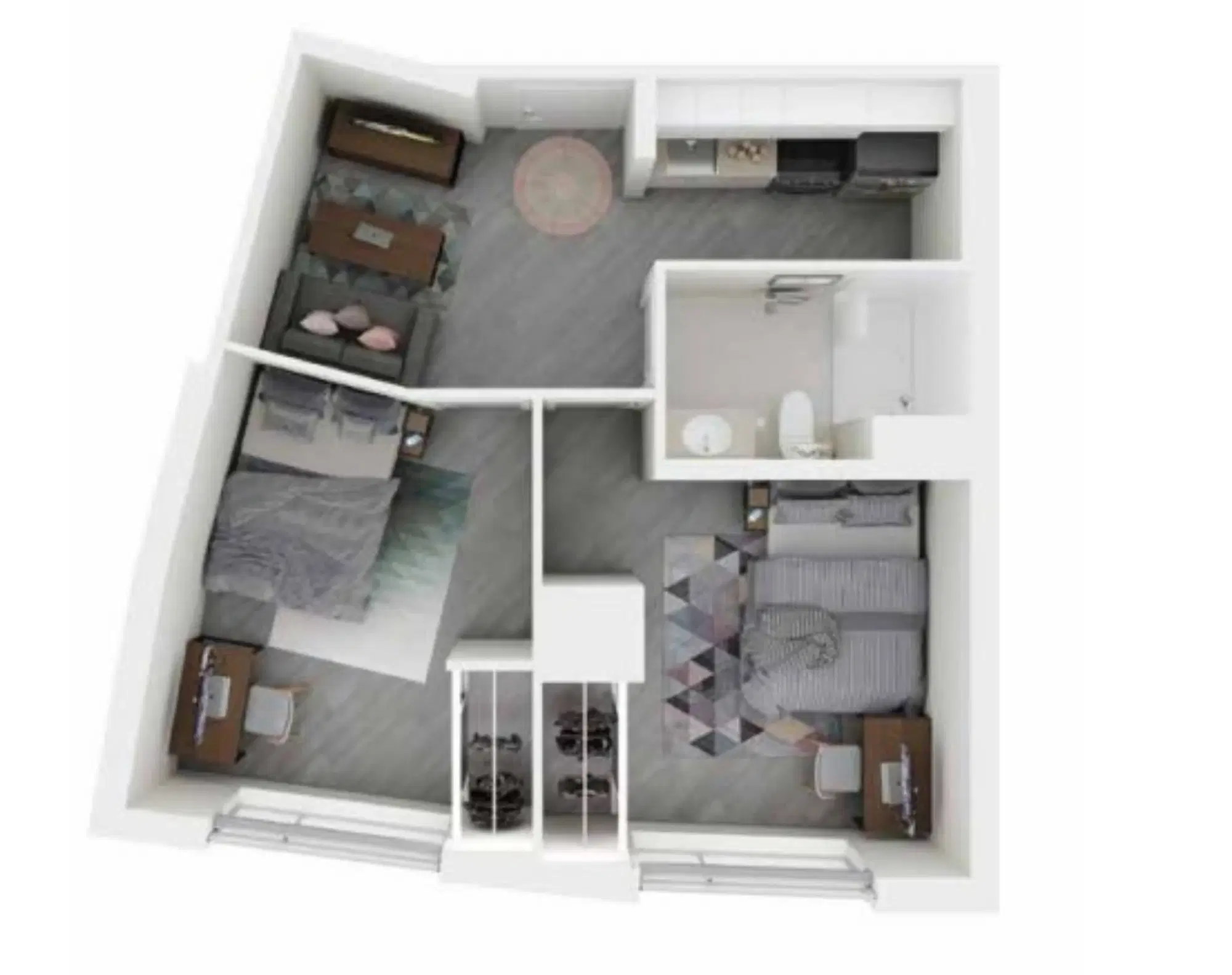 Arc Student Housing, Winnipeg – Premium Two Bedroom Suite
