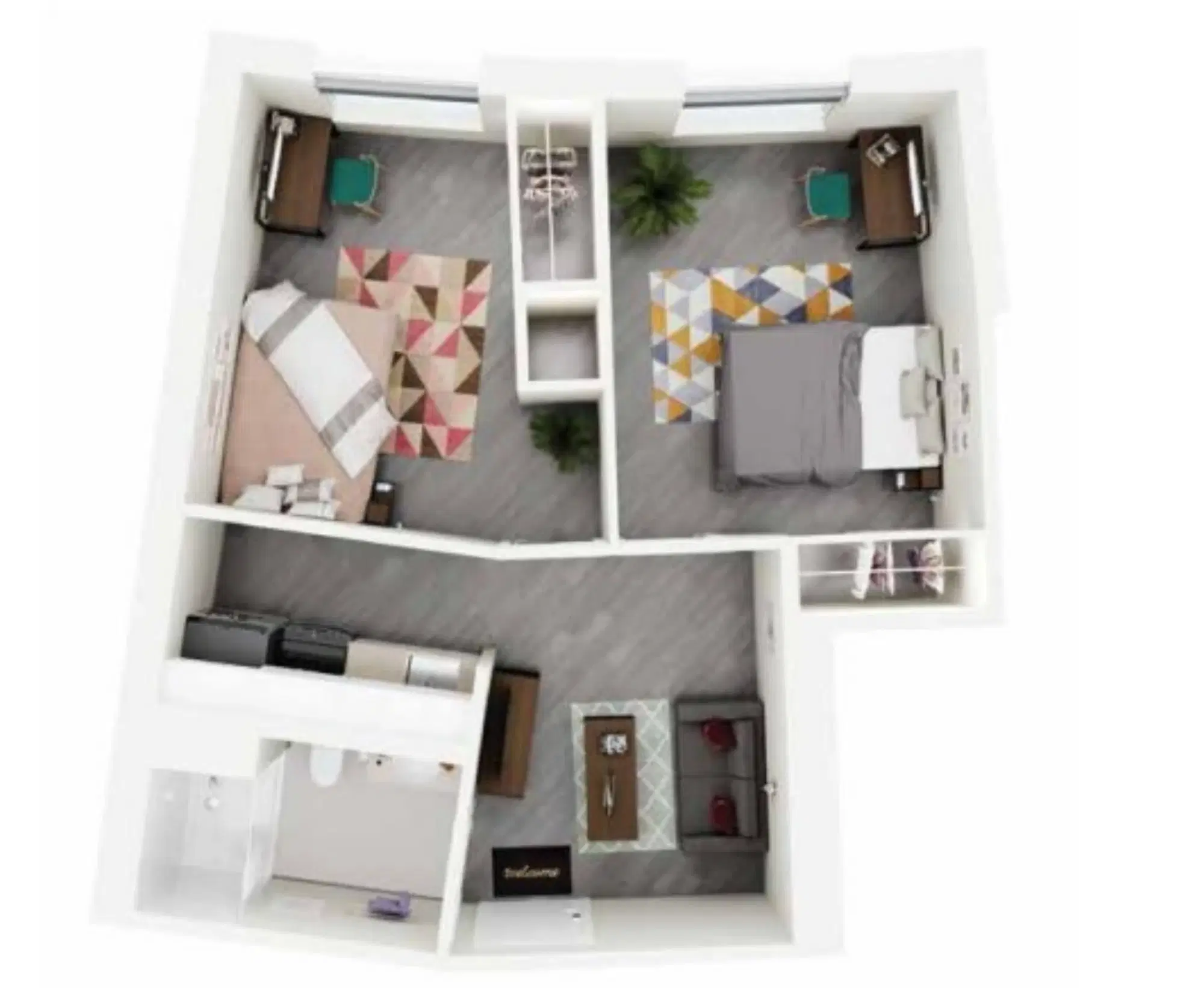 Arc Student Housing, Winnipeg – Deluxe Two Bedroom Suite