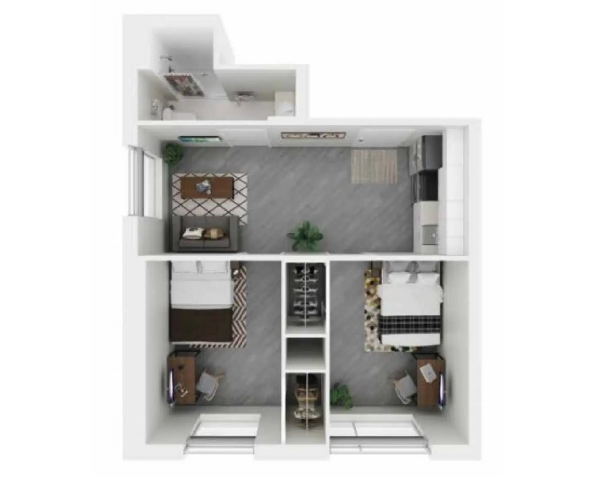 Arc Student Housing, Winnipeg – Supreme Two Bedroom Suite