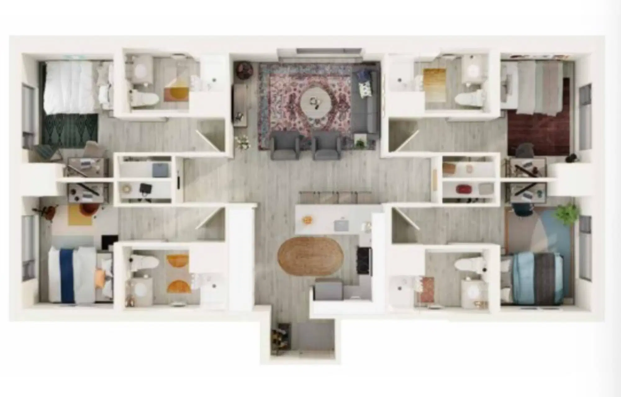 Align Student Housing, Winnipeg – Four Bedroom Suite